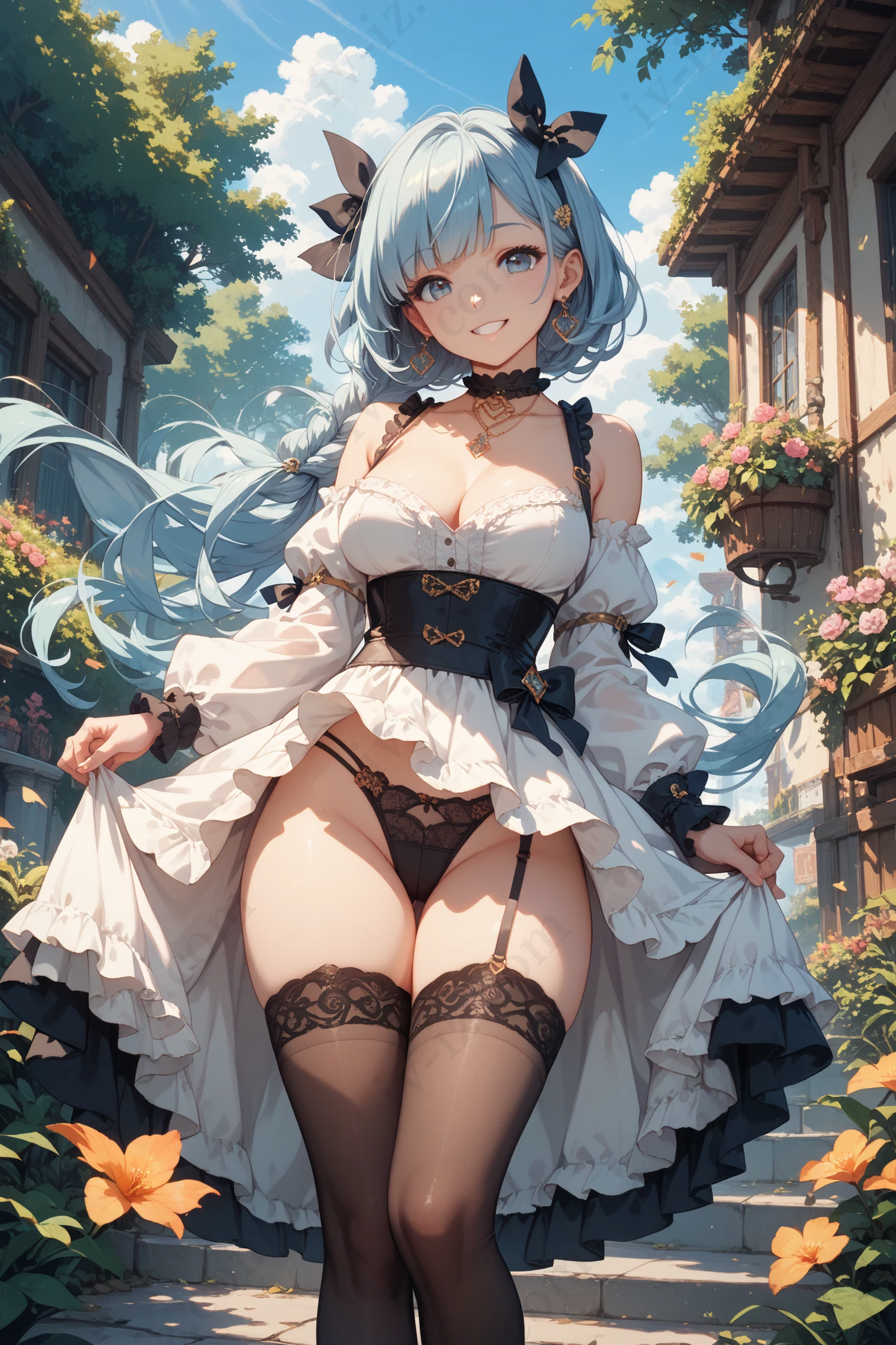 Elegant Lace Fantasy Girl – Premium