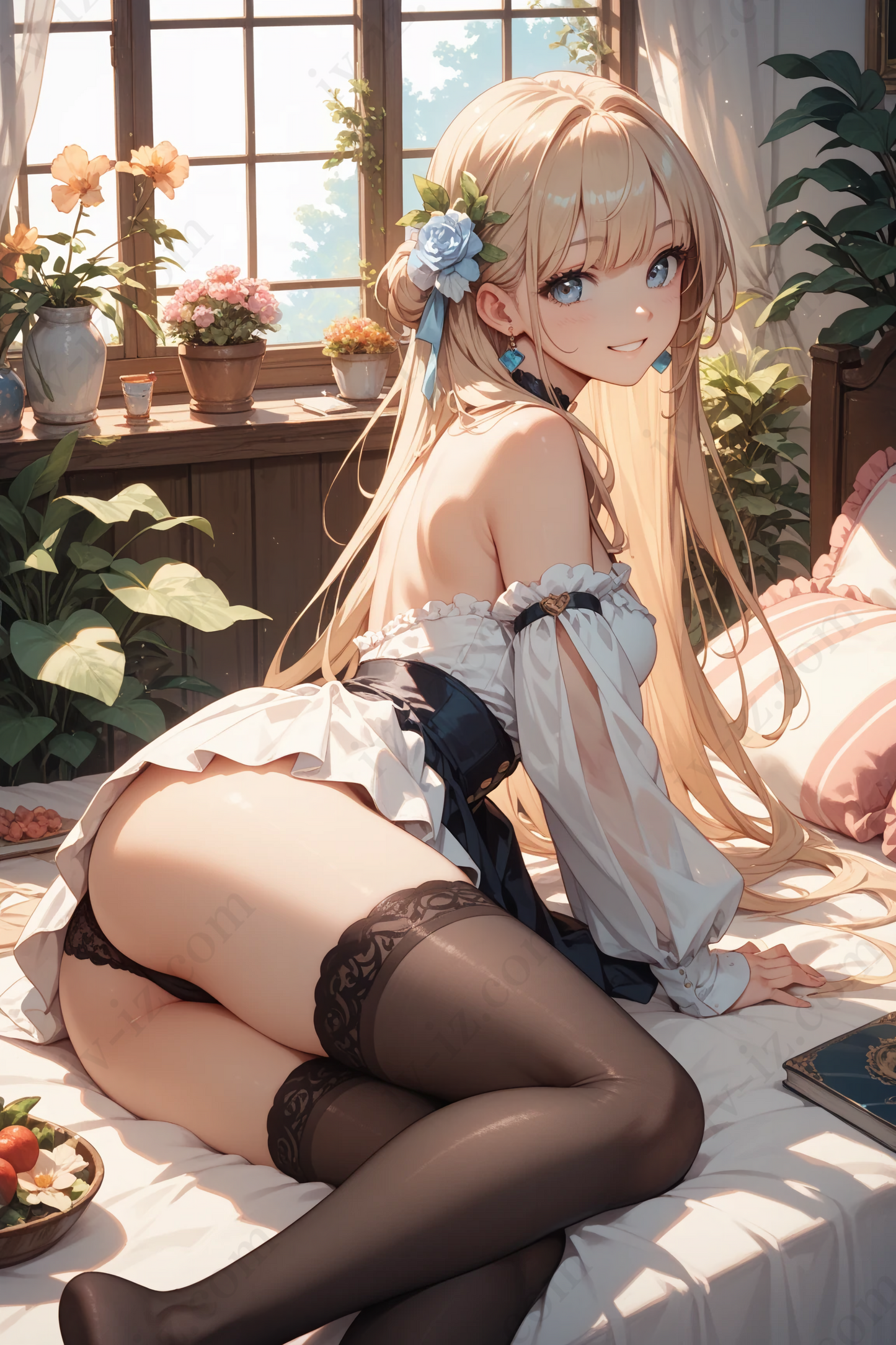 Morning Blossom Grace – Beautiful Anime