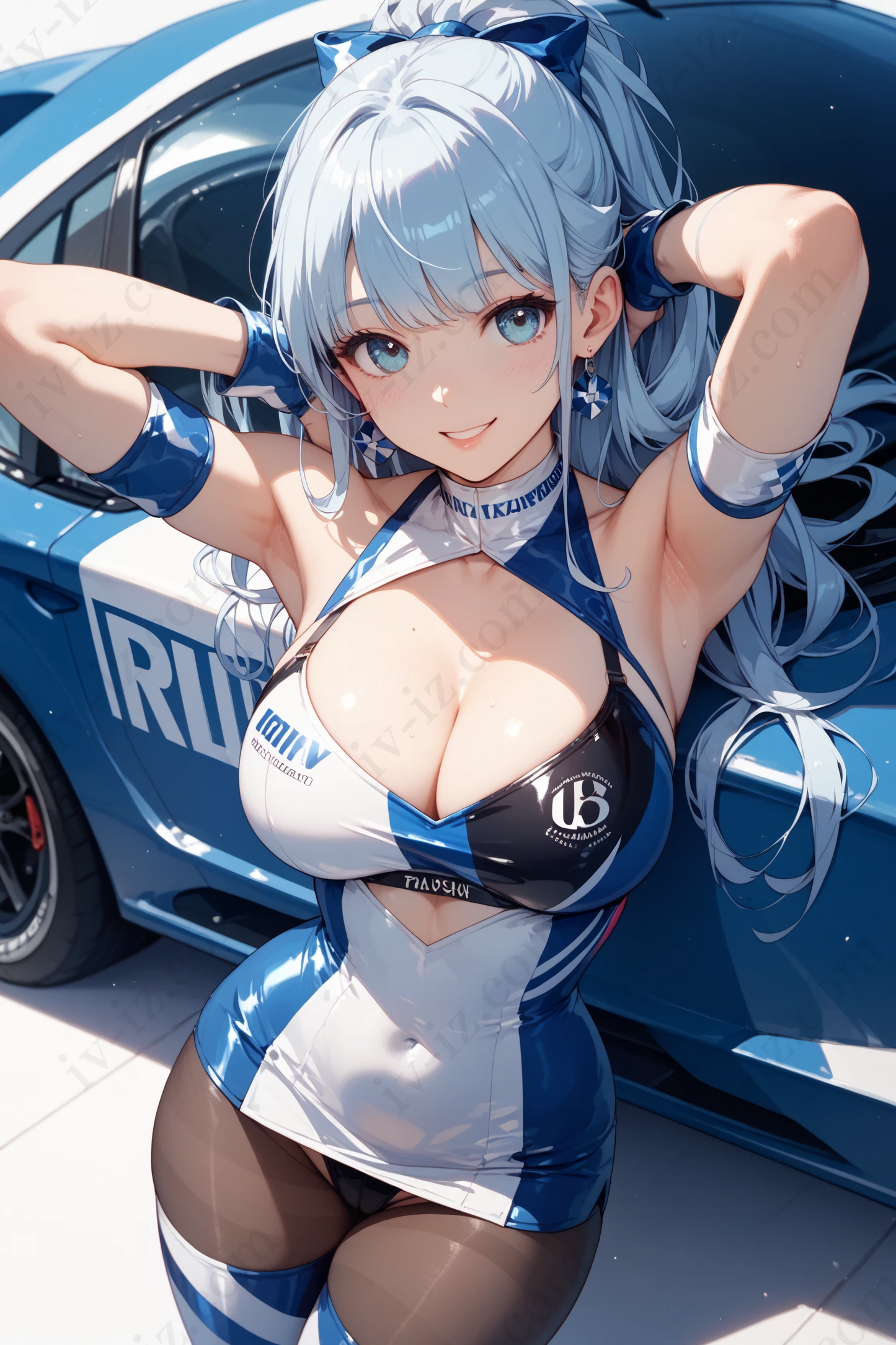 Ice Blue Ignition – Anime Race Queen