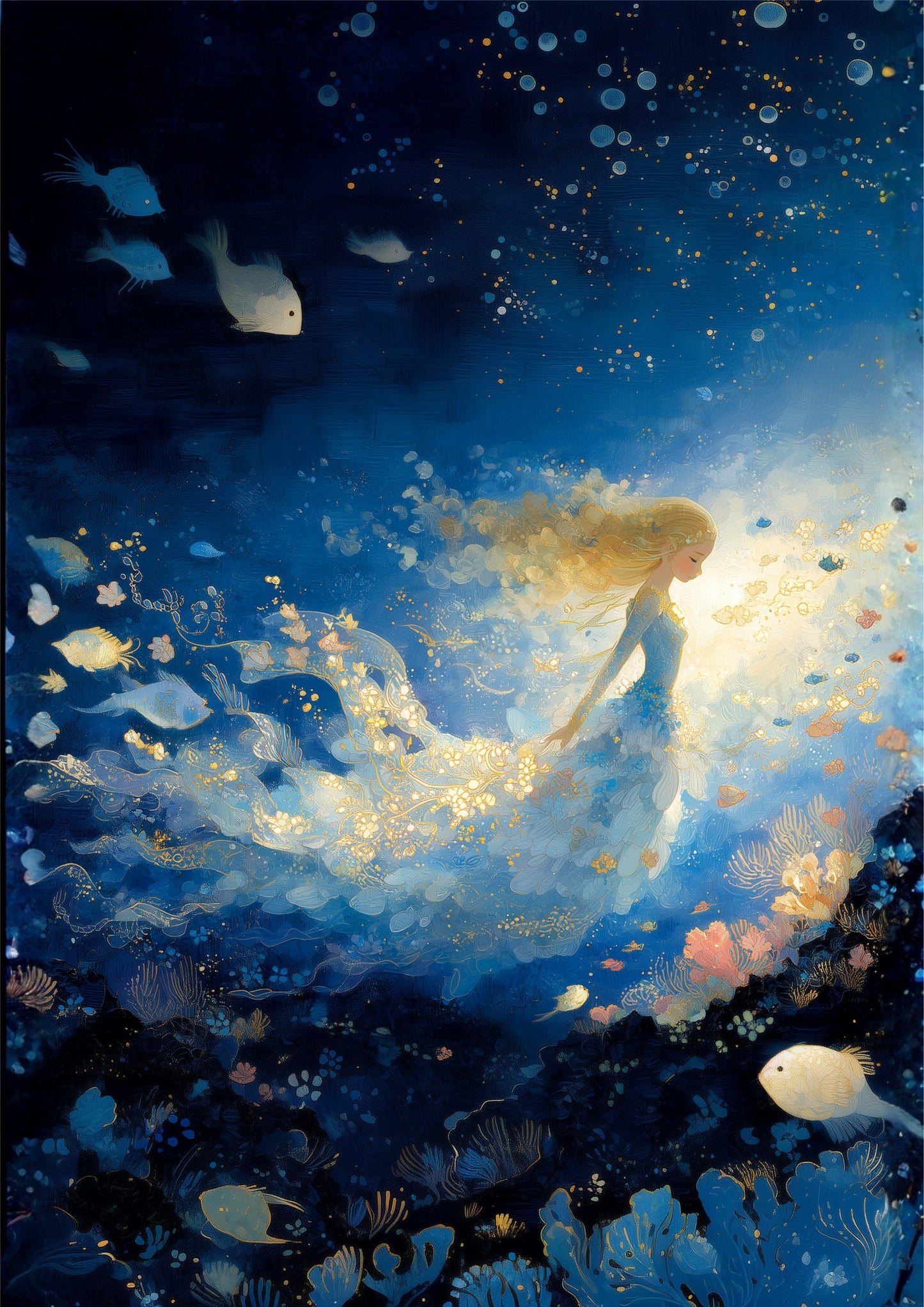 光潮を歩む海の花嫁