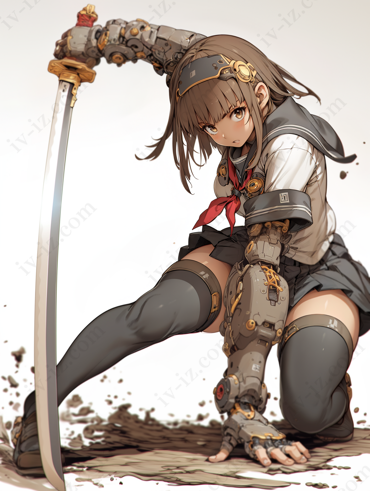 Samurai Mecha Girl #01