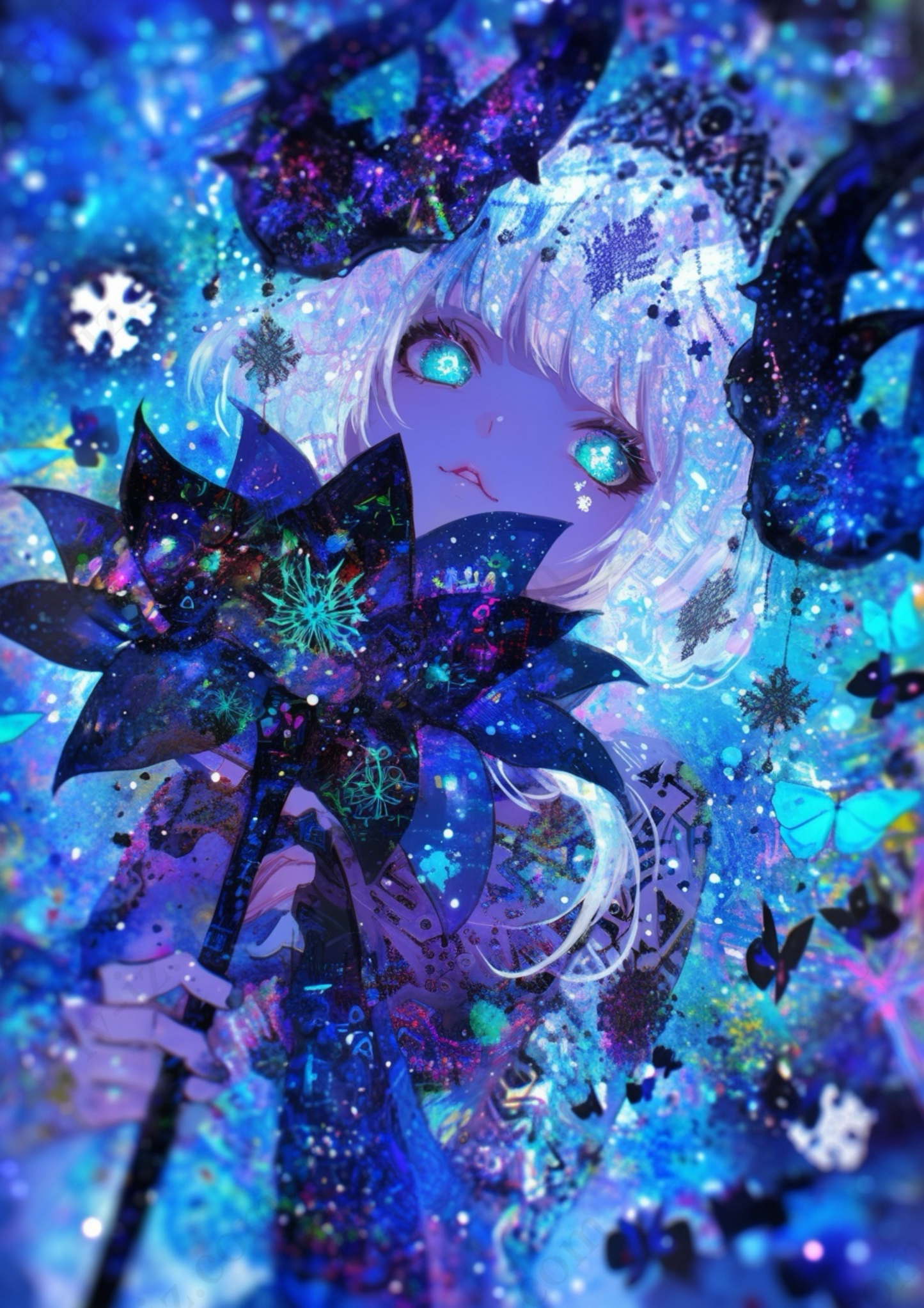 氷夜に舞う紺碧の魔女