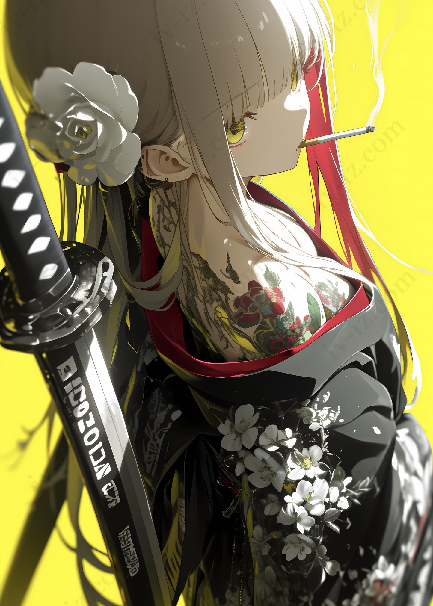 黄色
