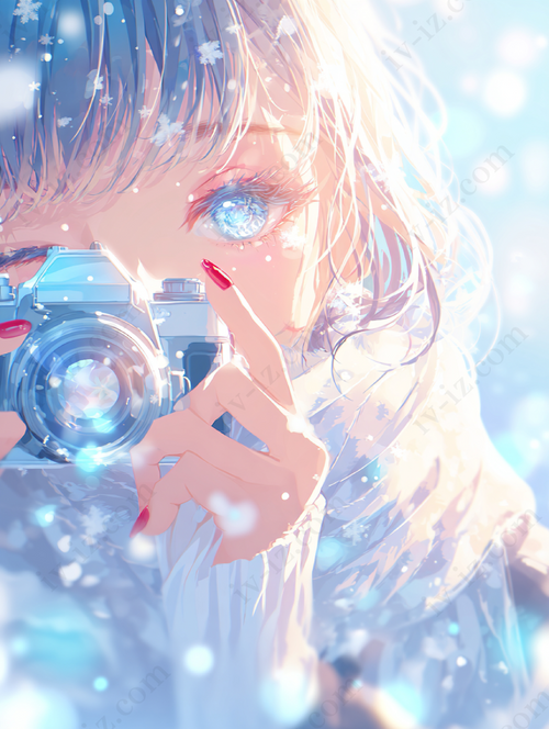 雪の中のカメラ