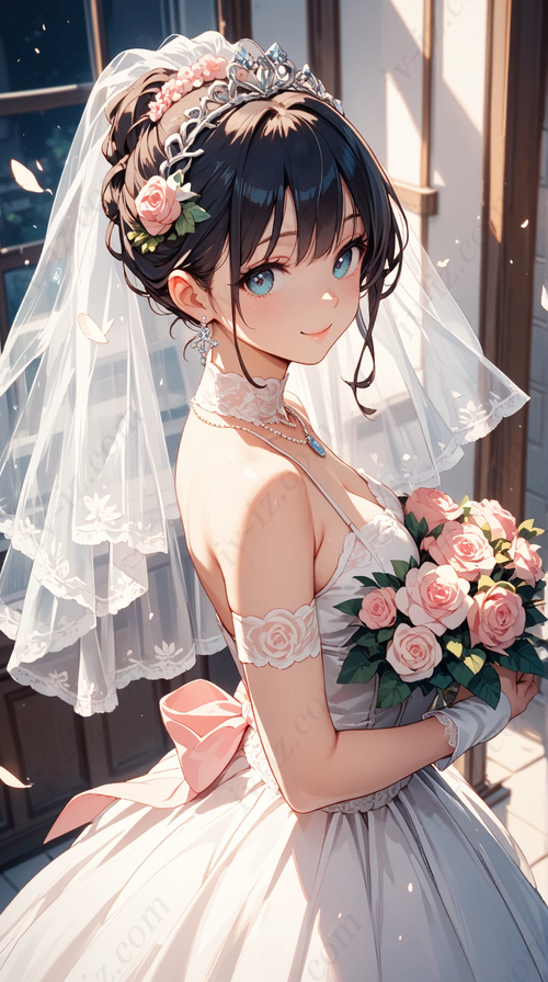 Elegant Anime Bride