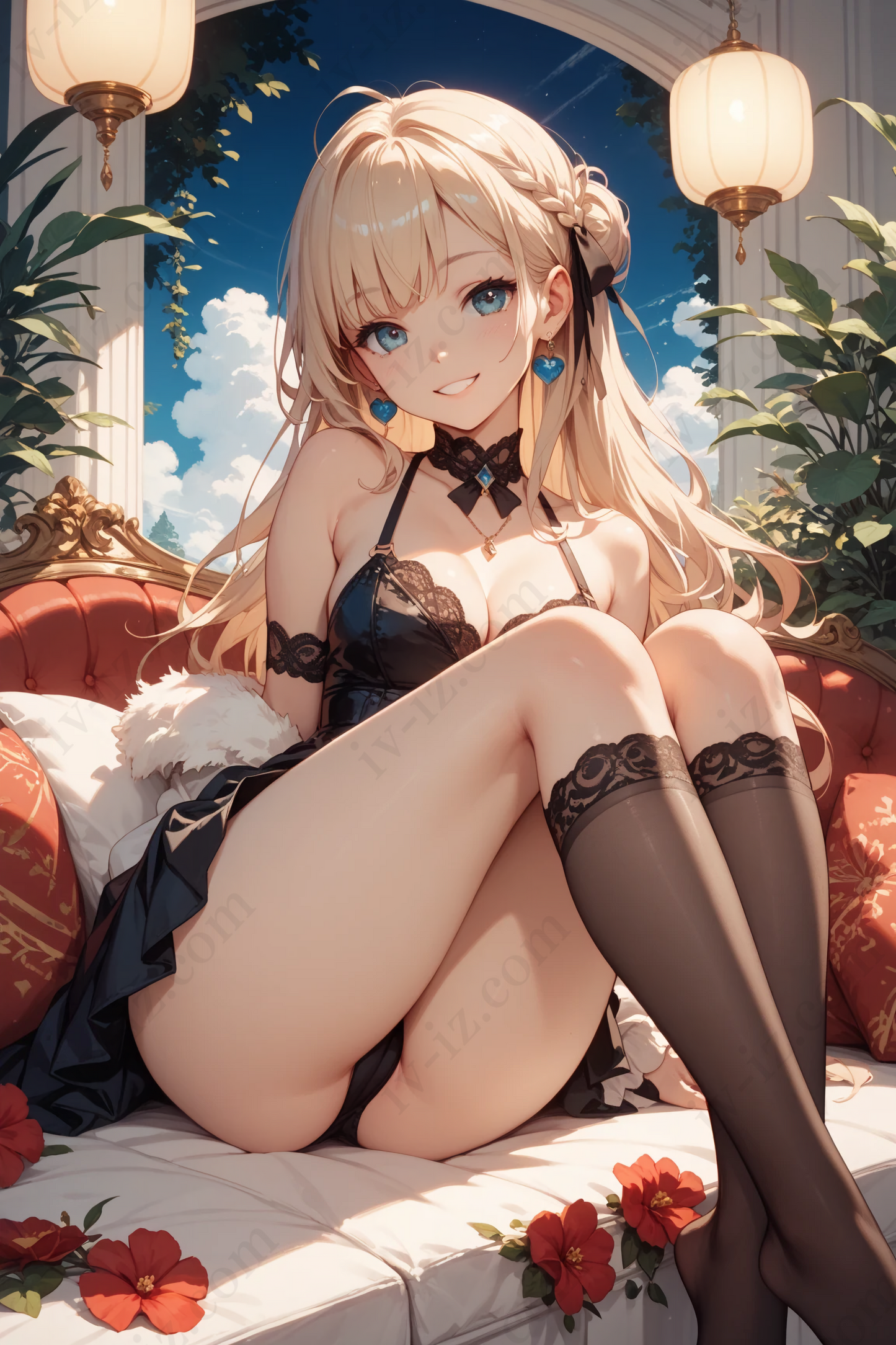 Midnight Lace Charm – Beautiful Anime