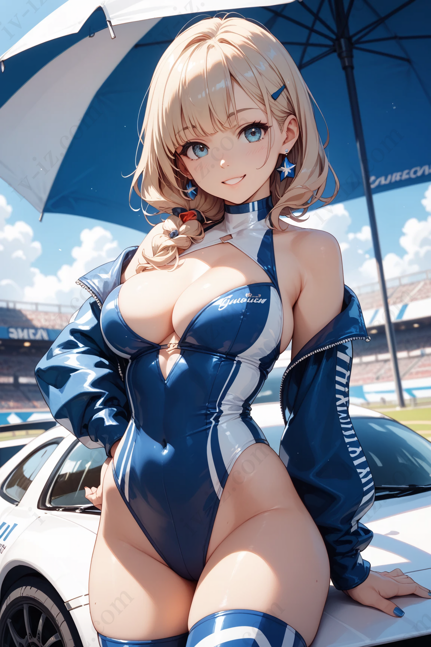 Gloss & Glory – Blue Anime Race Queen