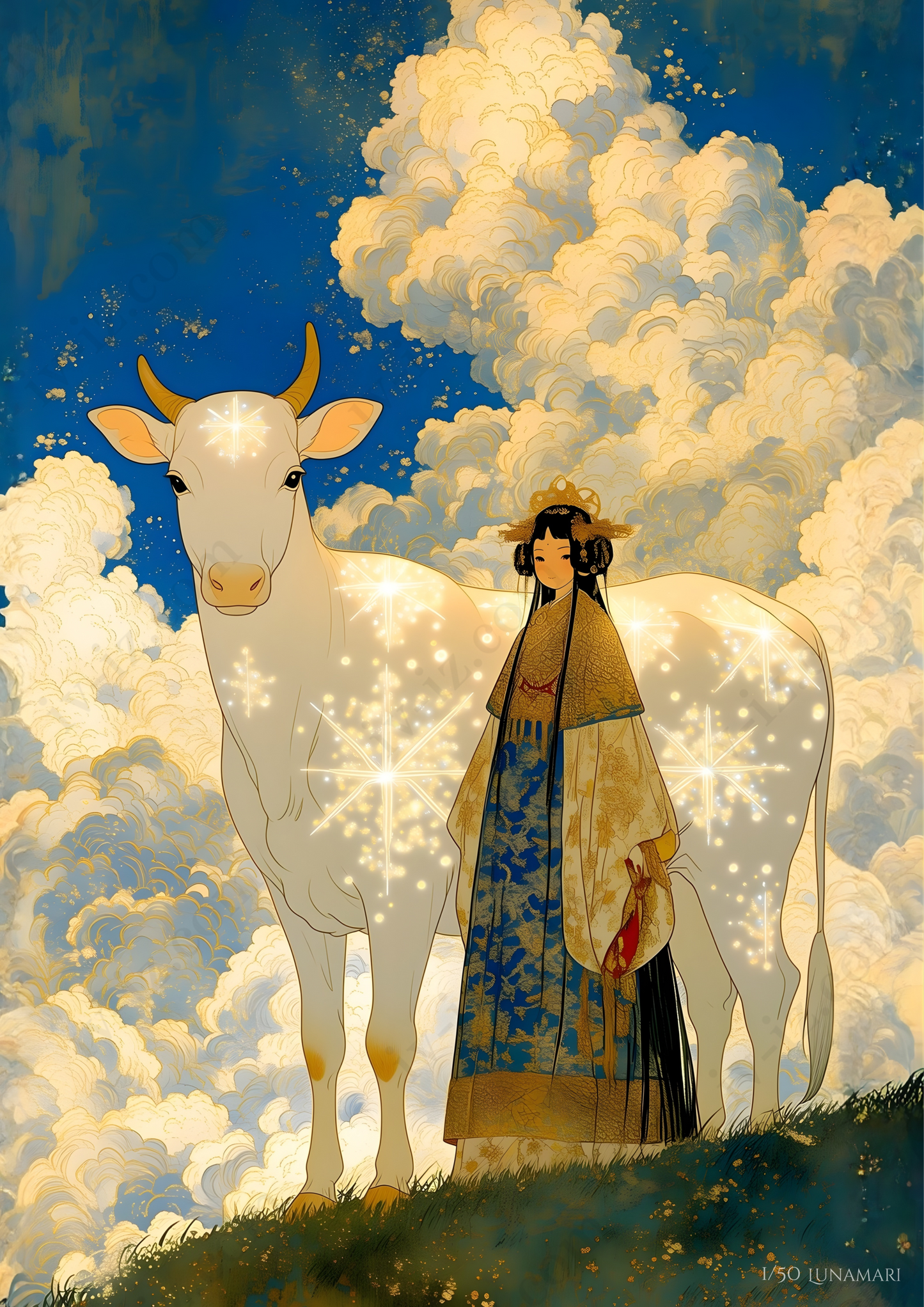 【シリアルナンバー入り】― 白牛の守り神 ―