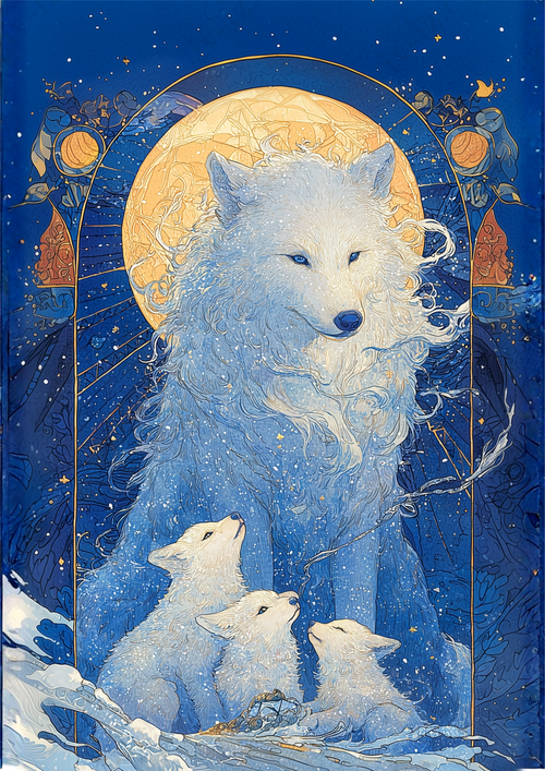 聖月の下の白狼一族