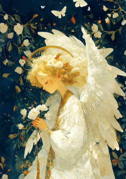 白薔薇に祈る光翼の聖女