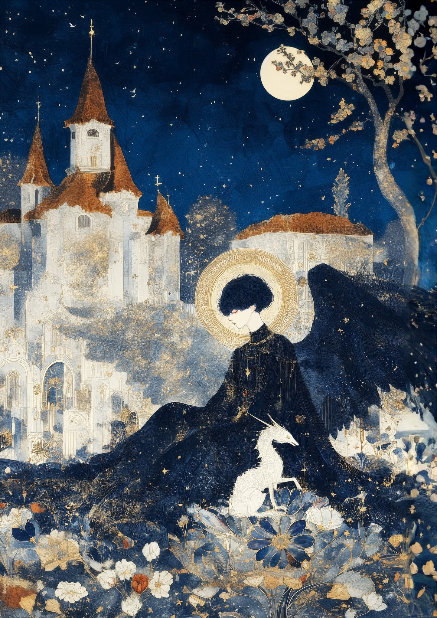 月祈の黒翼と白き雛竜