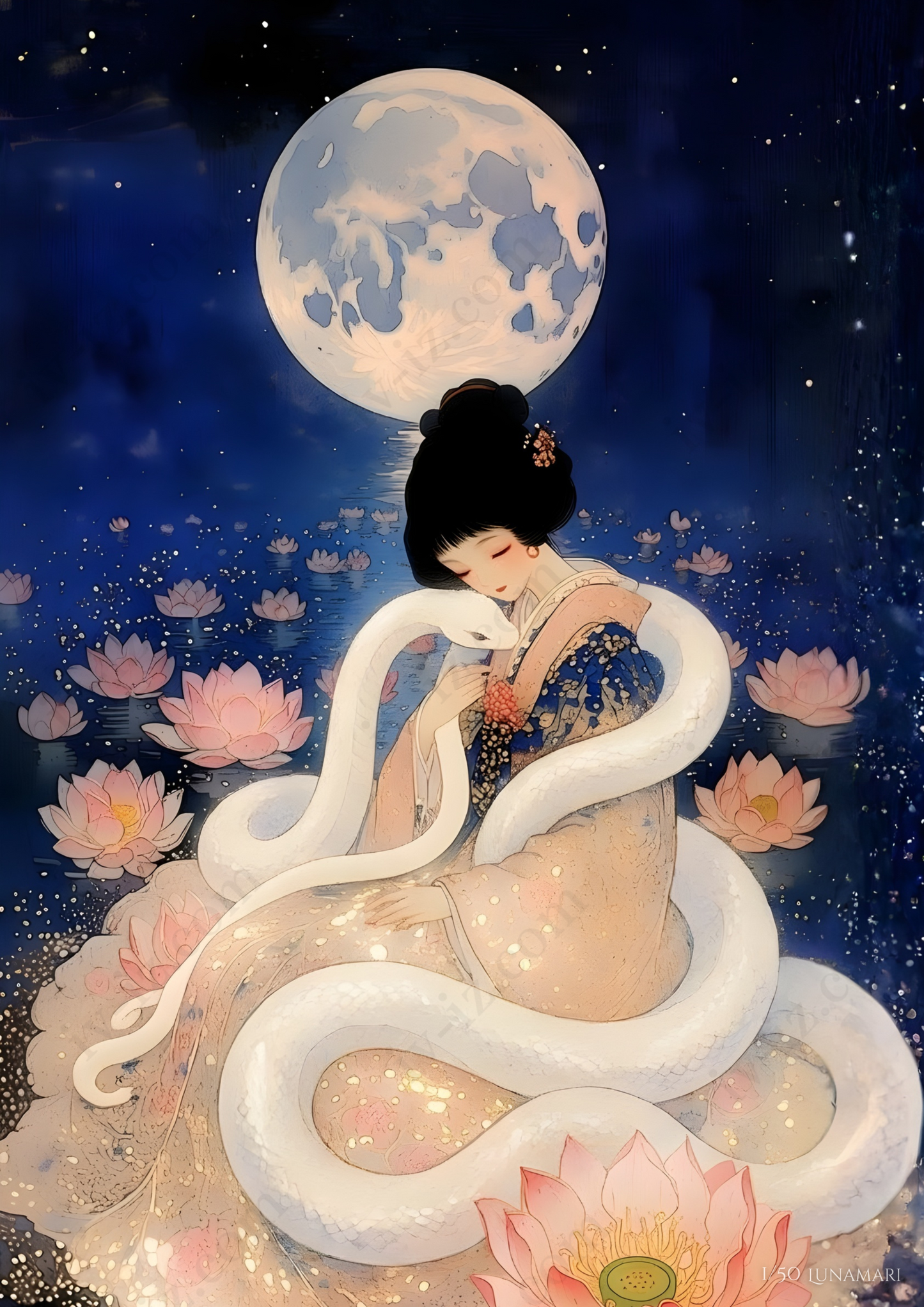 【シリアルナンバー入り】― 白蛇の守り神 ―