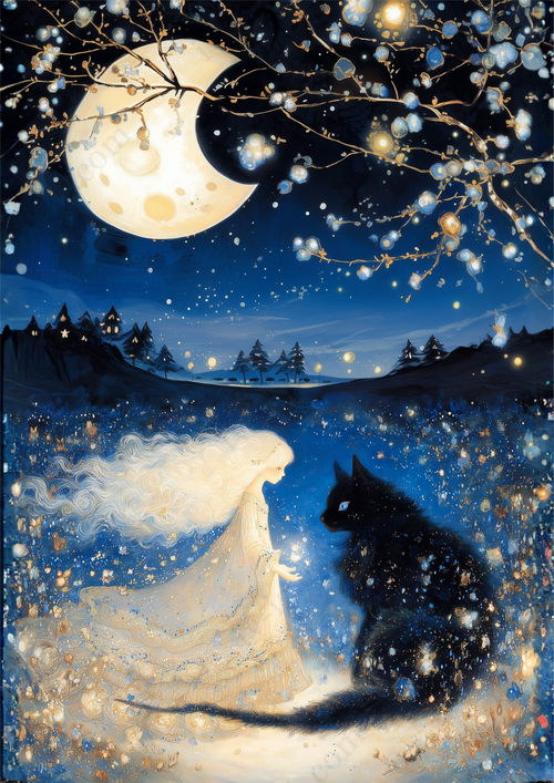 月灯りの野原で交わす約束