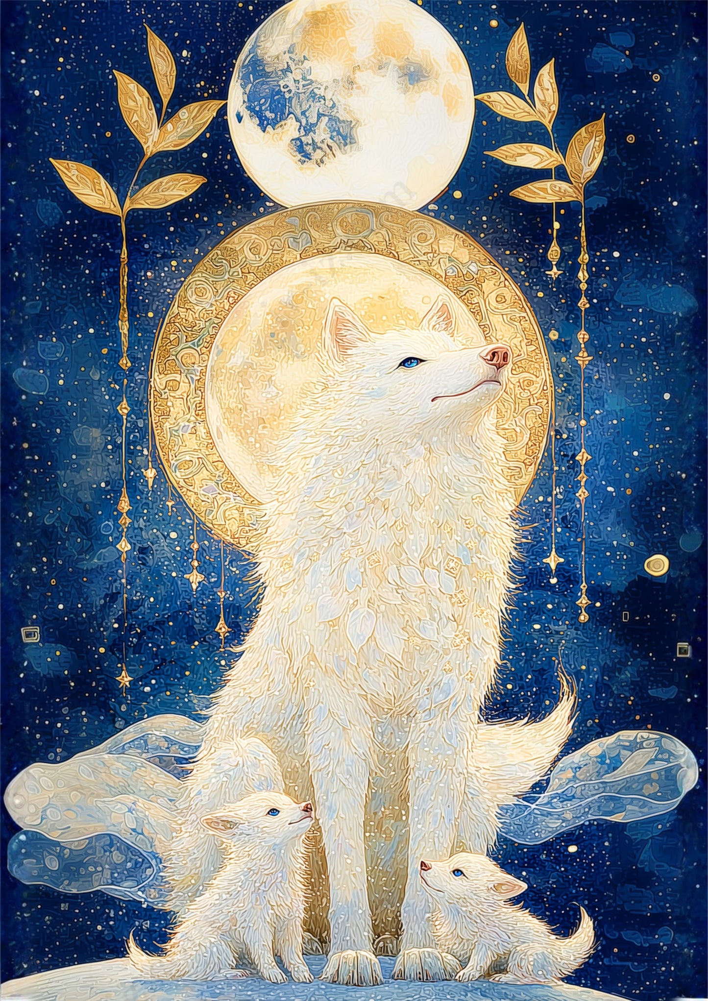 月護の白狼と星の子