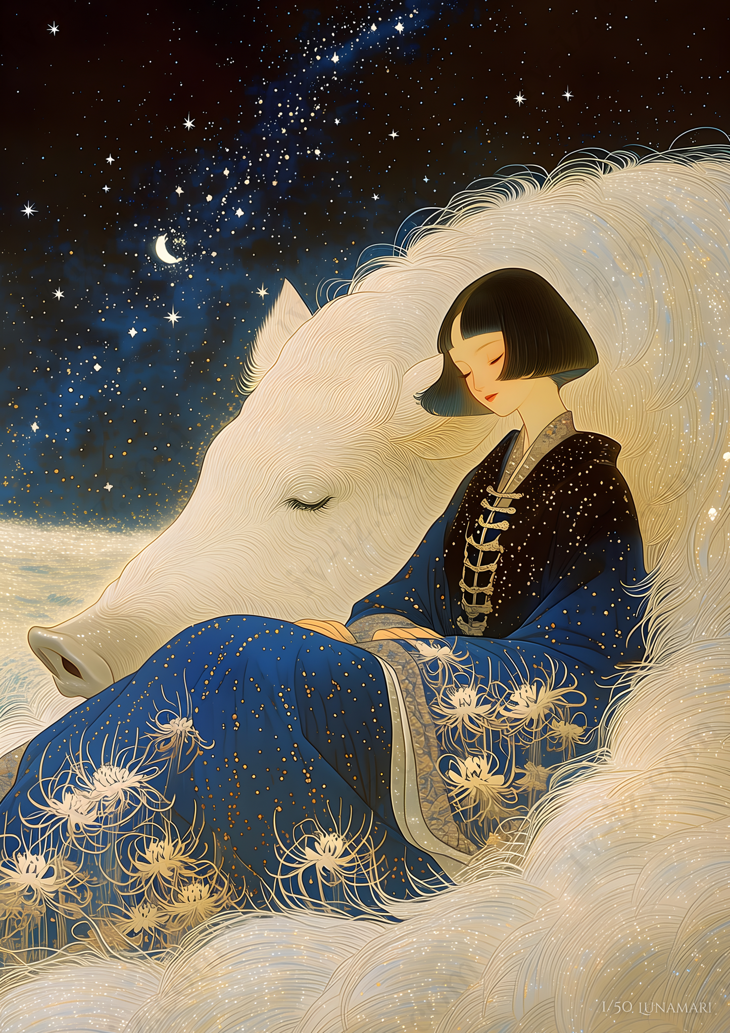 【シリアルナンバー入り】 ― 白猪の守り神 ―