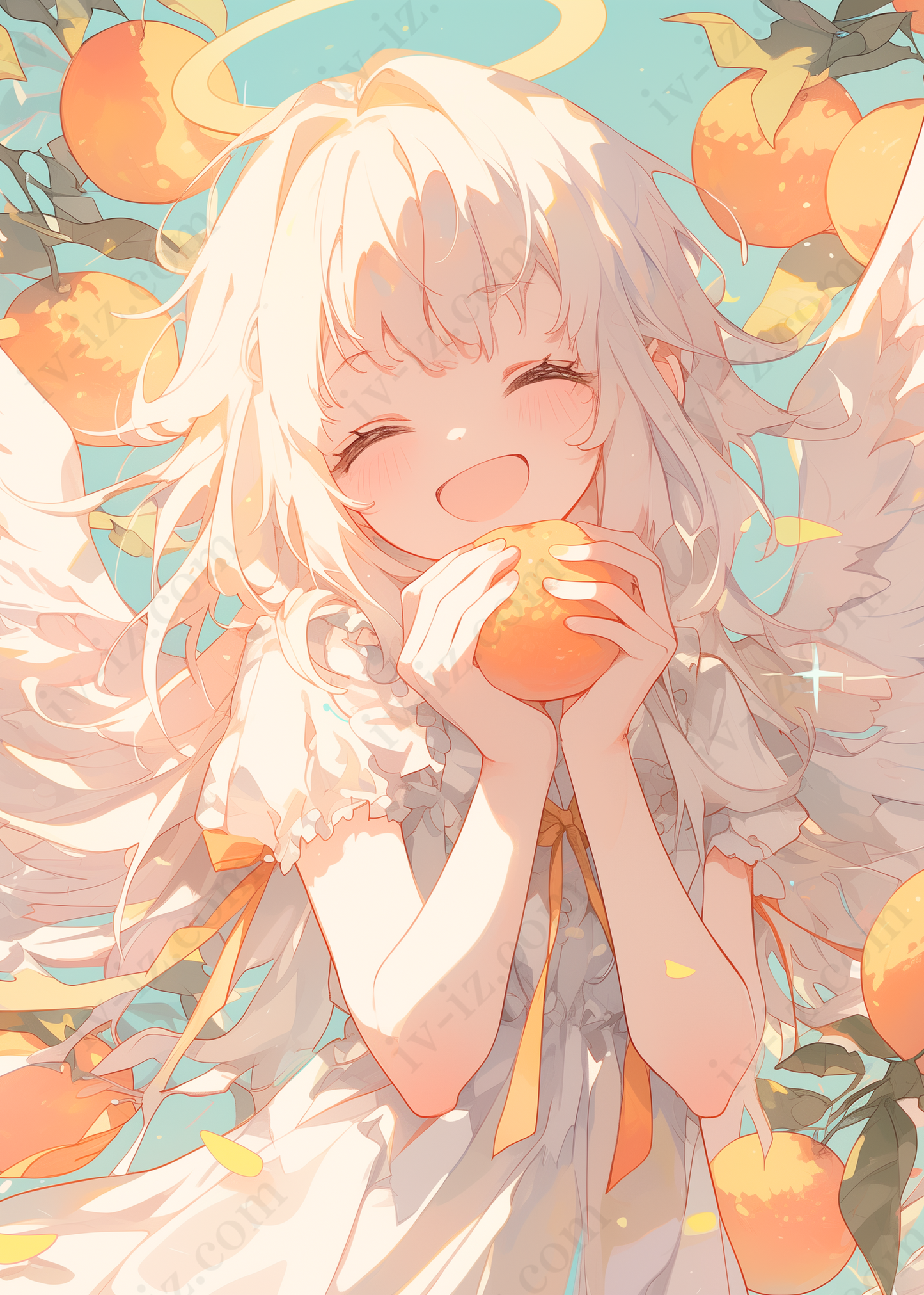 An orange like the sun