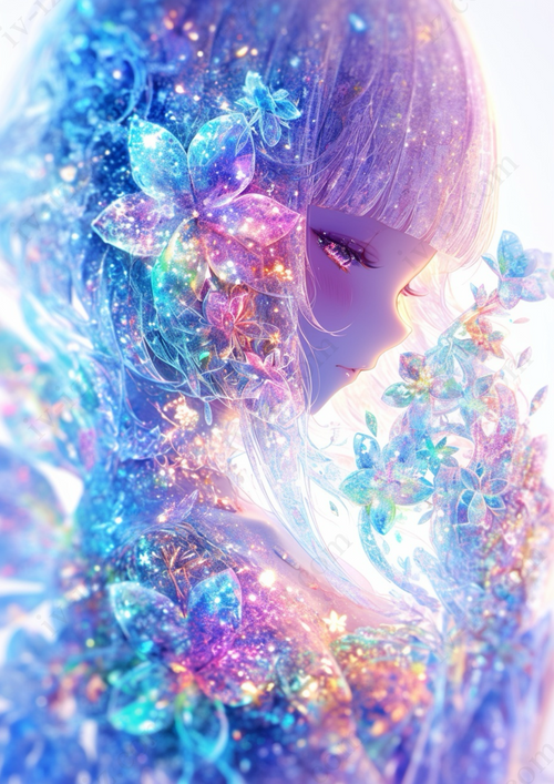 星花の夢をまとう少女