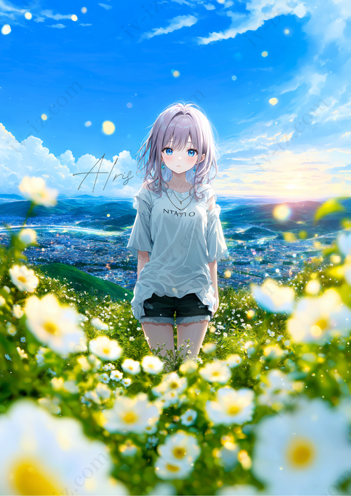 花の丘で