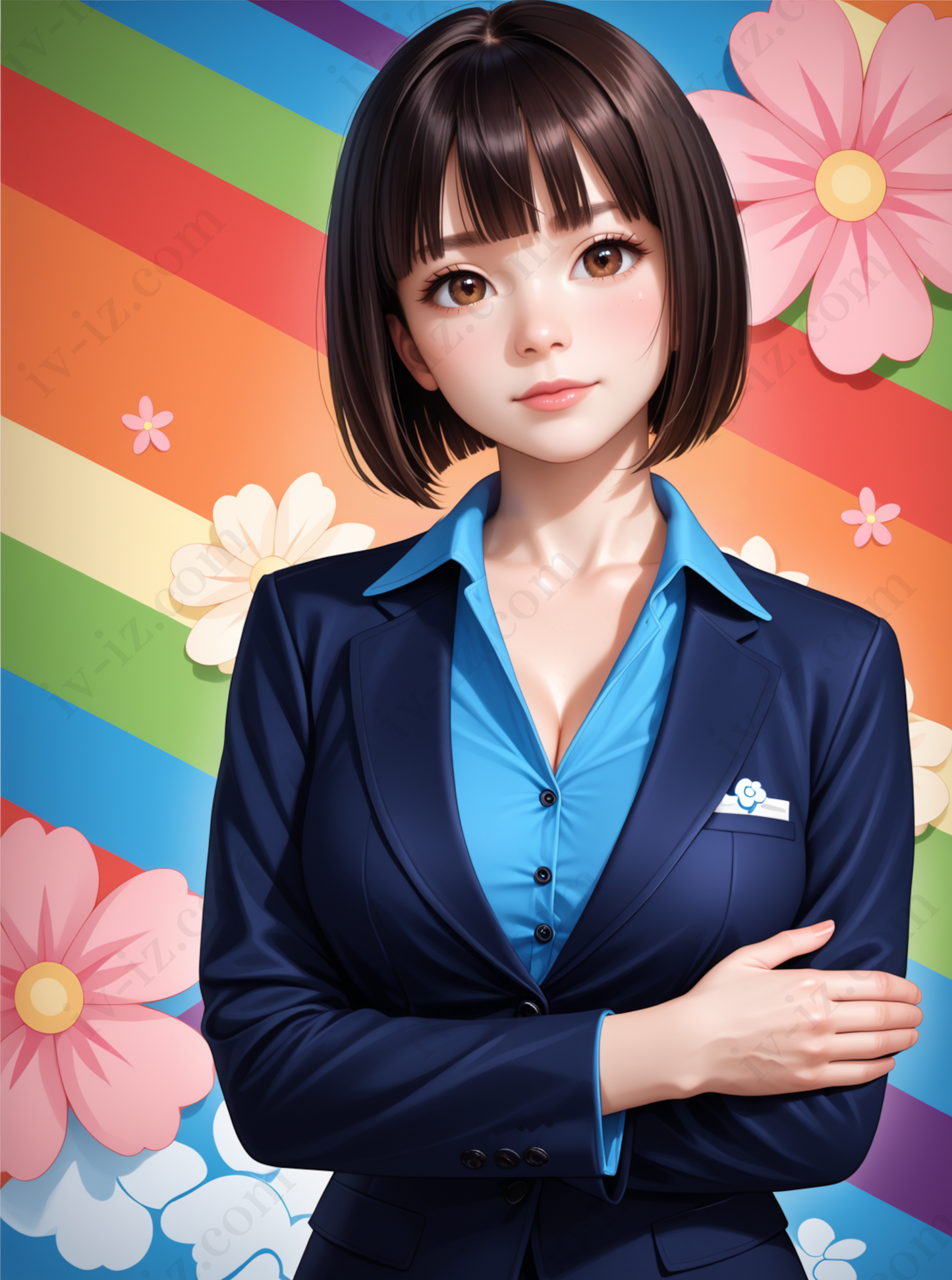 Rainbow Floral