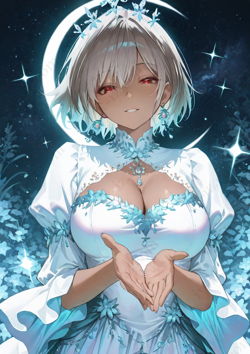 White moon