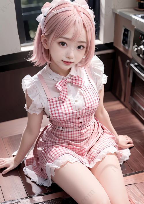 エプロン　ピンク♡