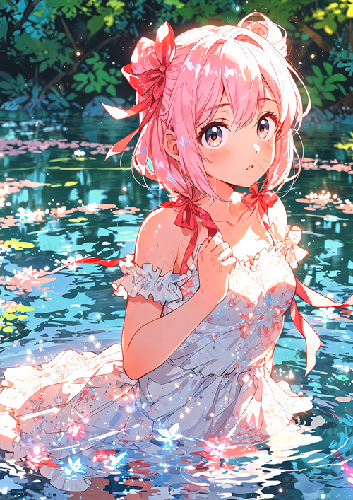水遊び♡