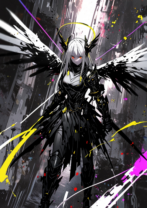 「黒翼の残響」 ― Seraph of the Fall