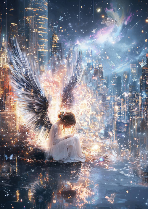 夜の街に舞い降りた堕天使