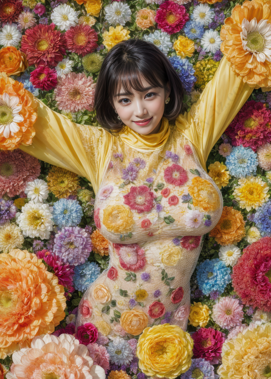 花に包まれて